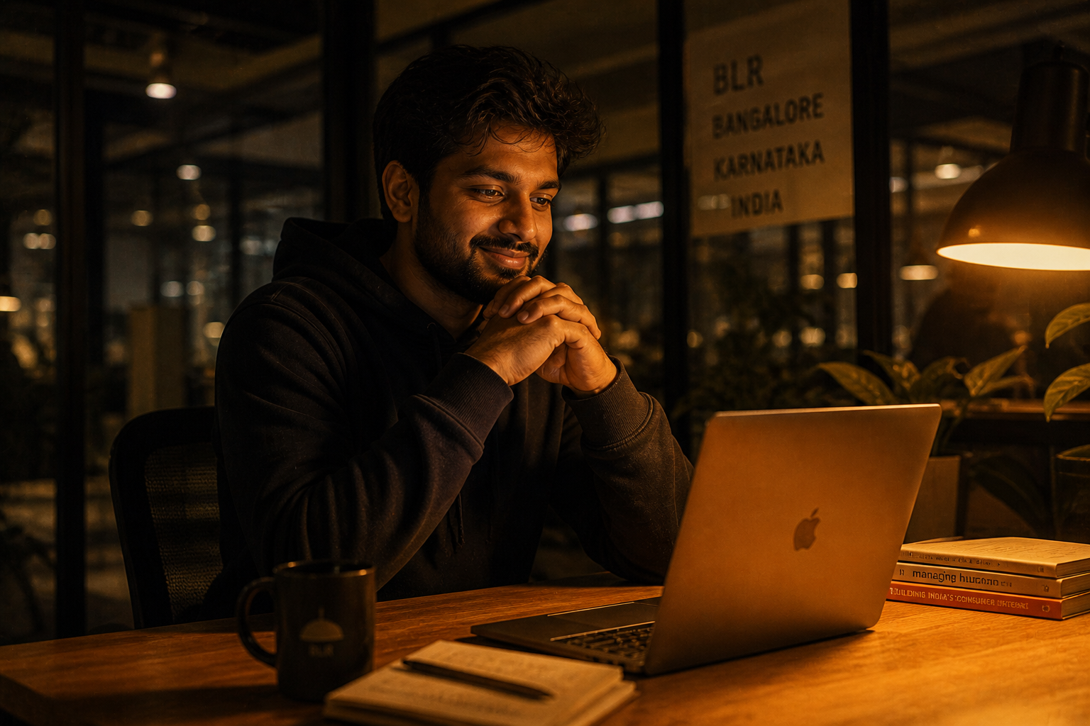 [AI IMAGE PROMPT: A professional advising a client one-on-one across a small table, both looking at a tablet together, comfortable office, warm editorial tones, candid human moment, soft ambient light]